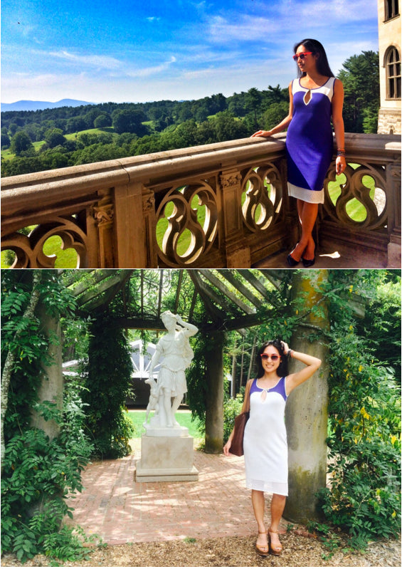 Patricia Serrano Fresh Traveler Jia Collection Careen Reversible Knit dress